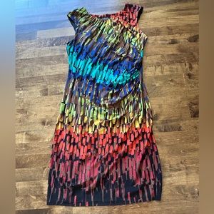 Beautiful Ellen Tracy mosaic dresss, sz 16